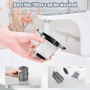 2-in-1 Portable Car Vacuum Cleaner
