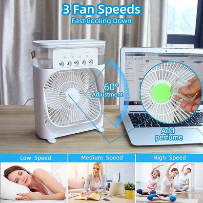 Portable Air Cooler Fan 11" - USB plugin Cooling Fan for Room
