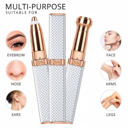 Flawless 2-in-1 Facial Hair Remover & Eyebrow Trimmer