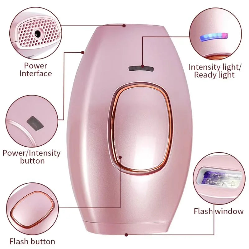 IPL Laser Hair Removal Device – Painless Hair Reduction at Home for Women