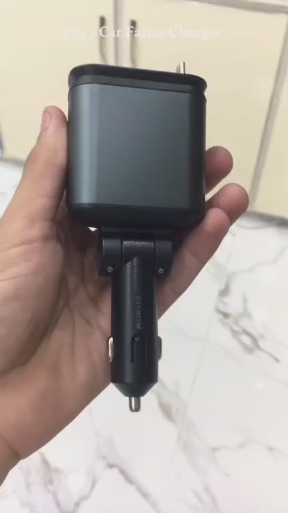 4-in-1 Car Charger | 20W Fast Charging | Starlight Design |